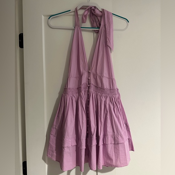 Free People Dresses & Skirts - Free People purple mini dress. Size XS. Worn once.